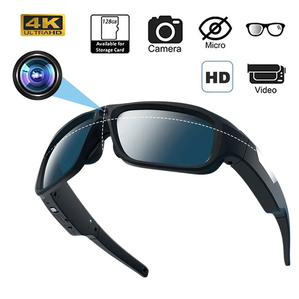 Outdoor Sport Camera - 4K HD Smart Glasses Camera Mini