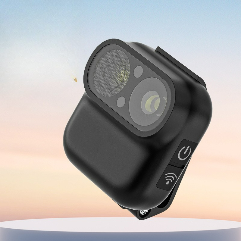 Outdoor Sport Camera - Hoge helderheid koplamp, camerastijl, waterdicht, oplaadbaar,