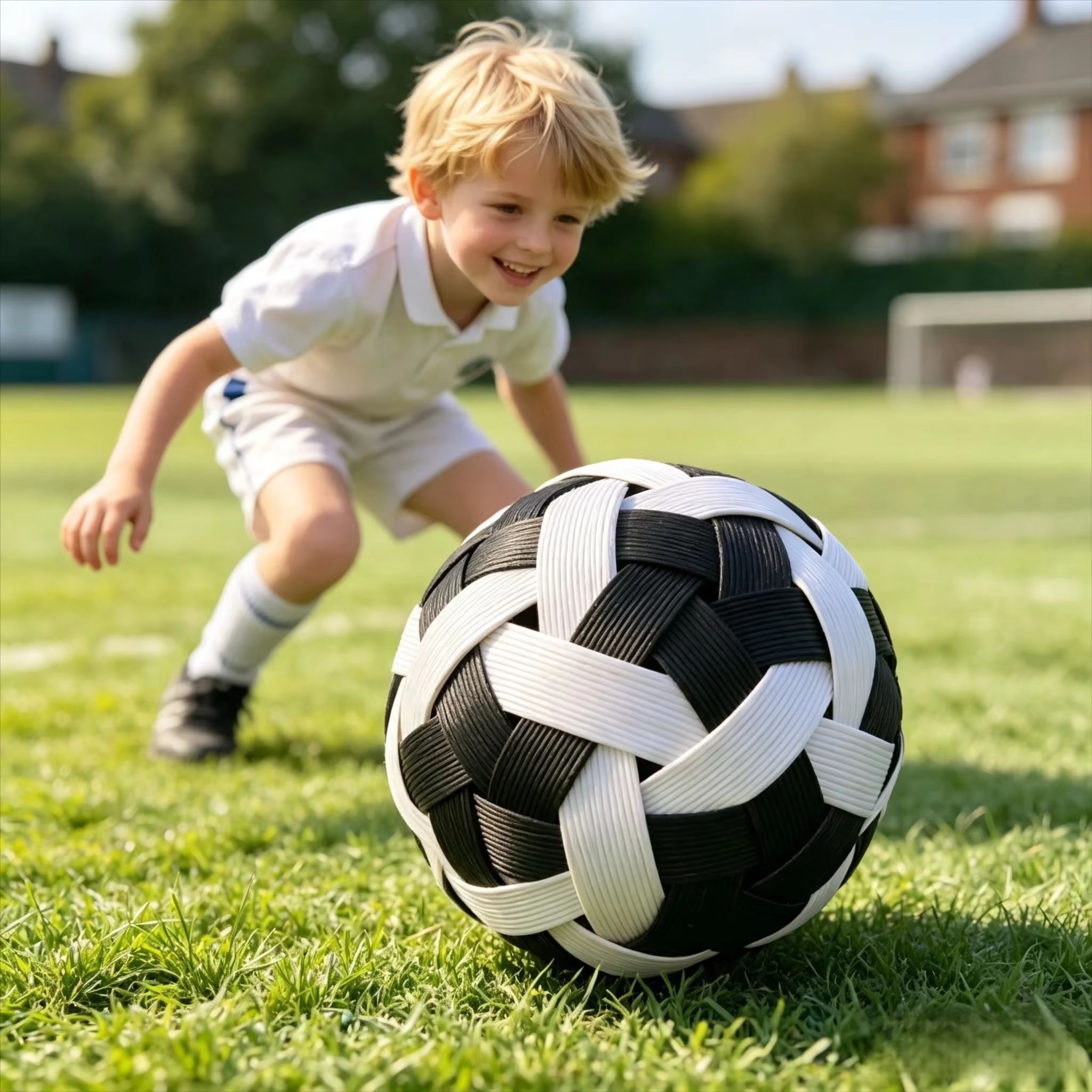 Outdoor Sport Games - Kinderen Sepak Takraw Rotan Bal Handgeweven