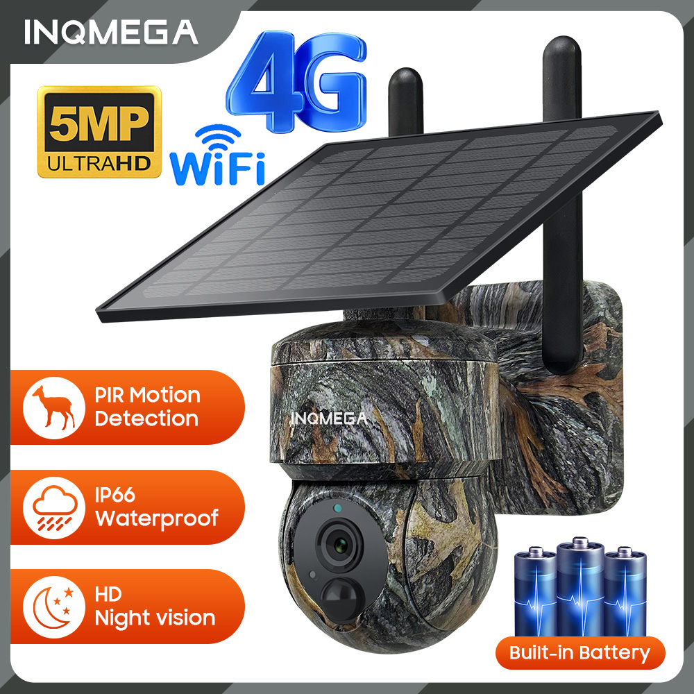 Outdoor Sport Camera - INQMEGA 5MP 4G / WIFI Draadloze