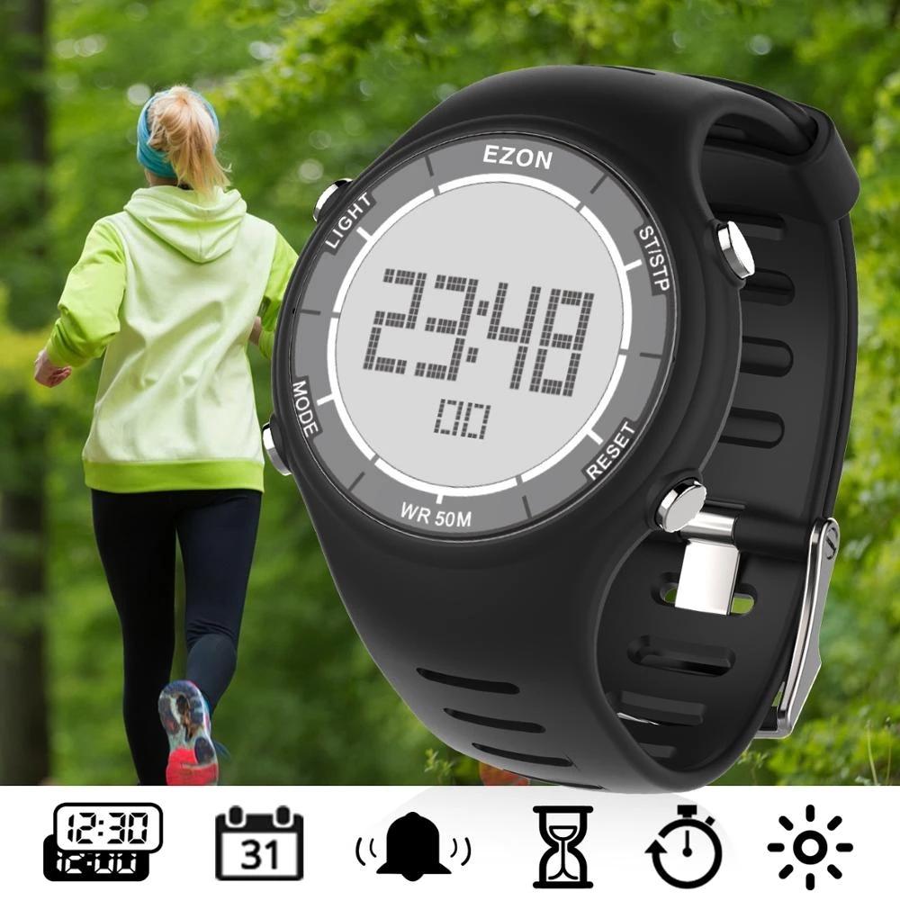 Outdoor Sport Watch - EZON Nieuwe Mode Vrouw Digitale Sport