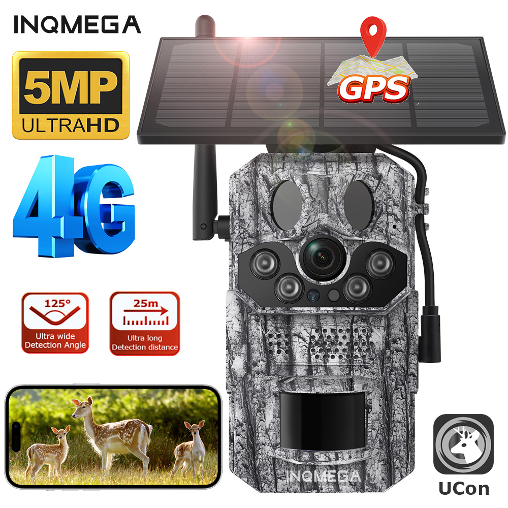 Outdoor Sport Camera - INQMEGA4G 2K 5MP PIR Bewegingsgeactiveerde triggertijd