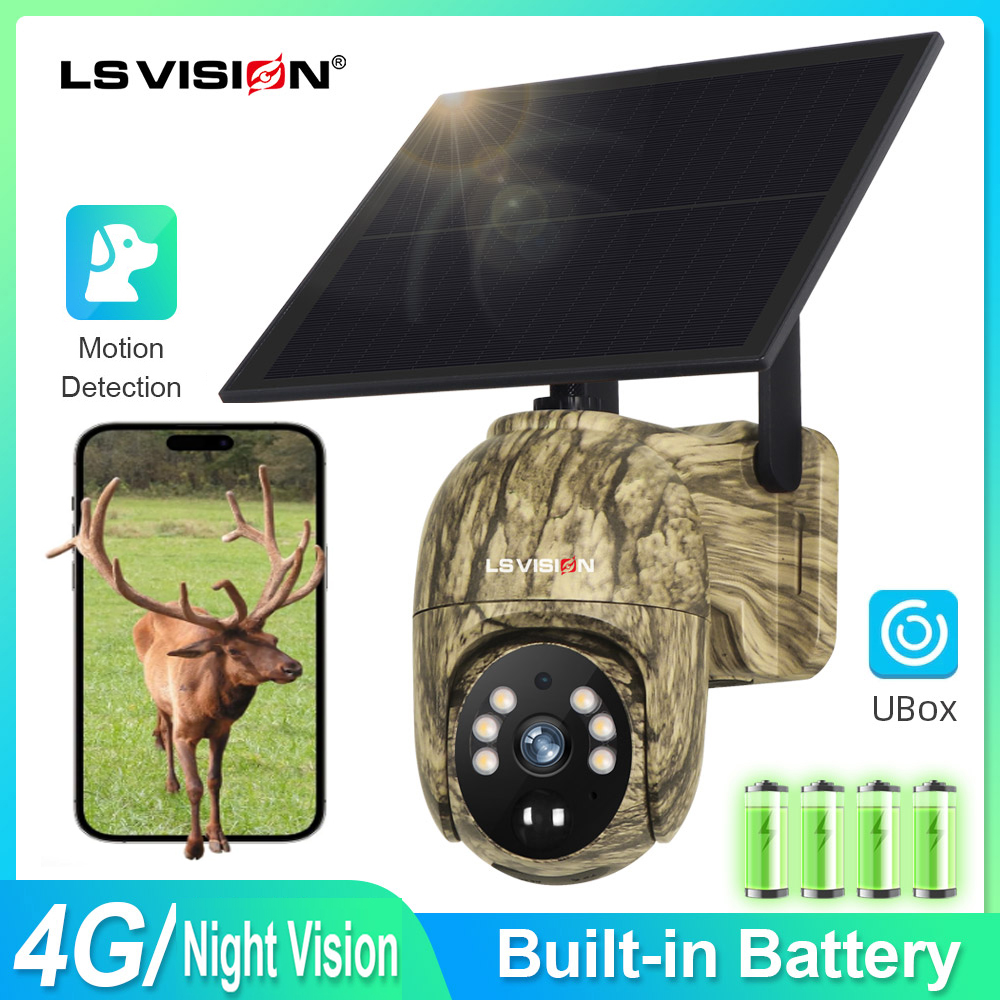 Outdoor Sport Camera - LS VISION Wildlife Camera Solar 4MP