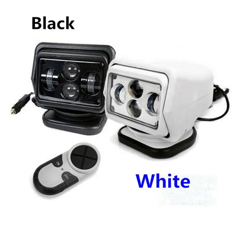 Outdoor Spotlight - LED-zoeklicht, 60W 12V24V afstandsbediening 360 graden