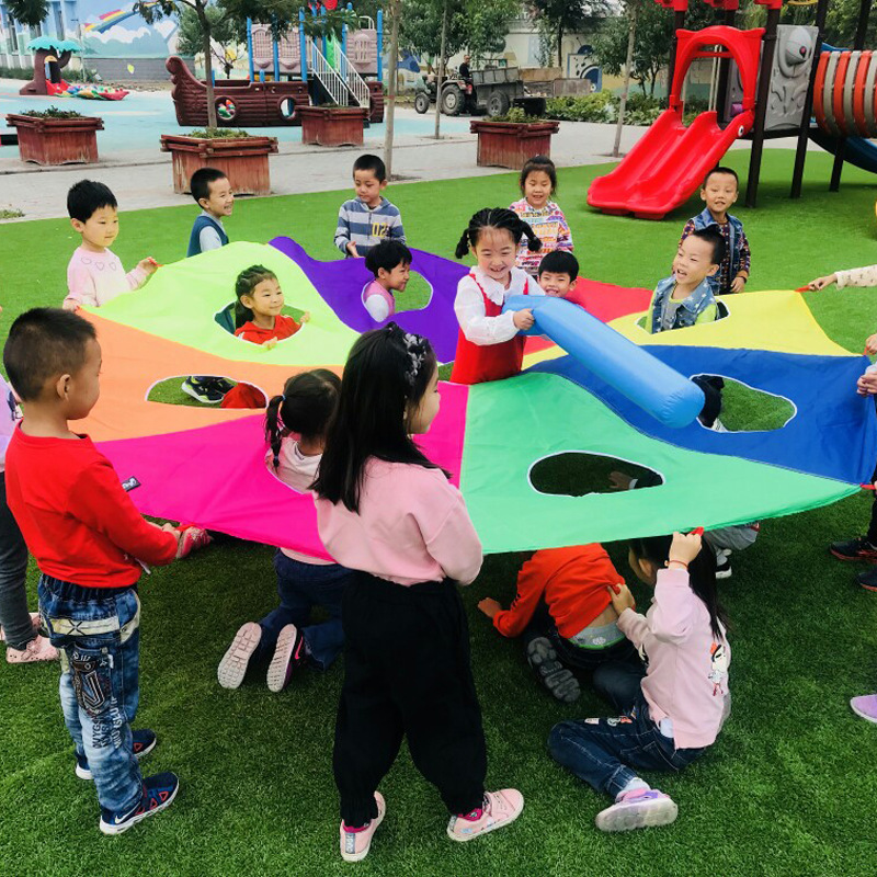 Outdoor Sports Umbrella - Kids Whack A Mole Game Rainbow