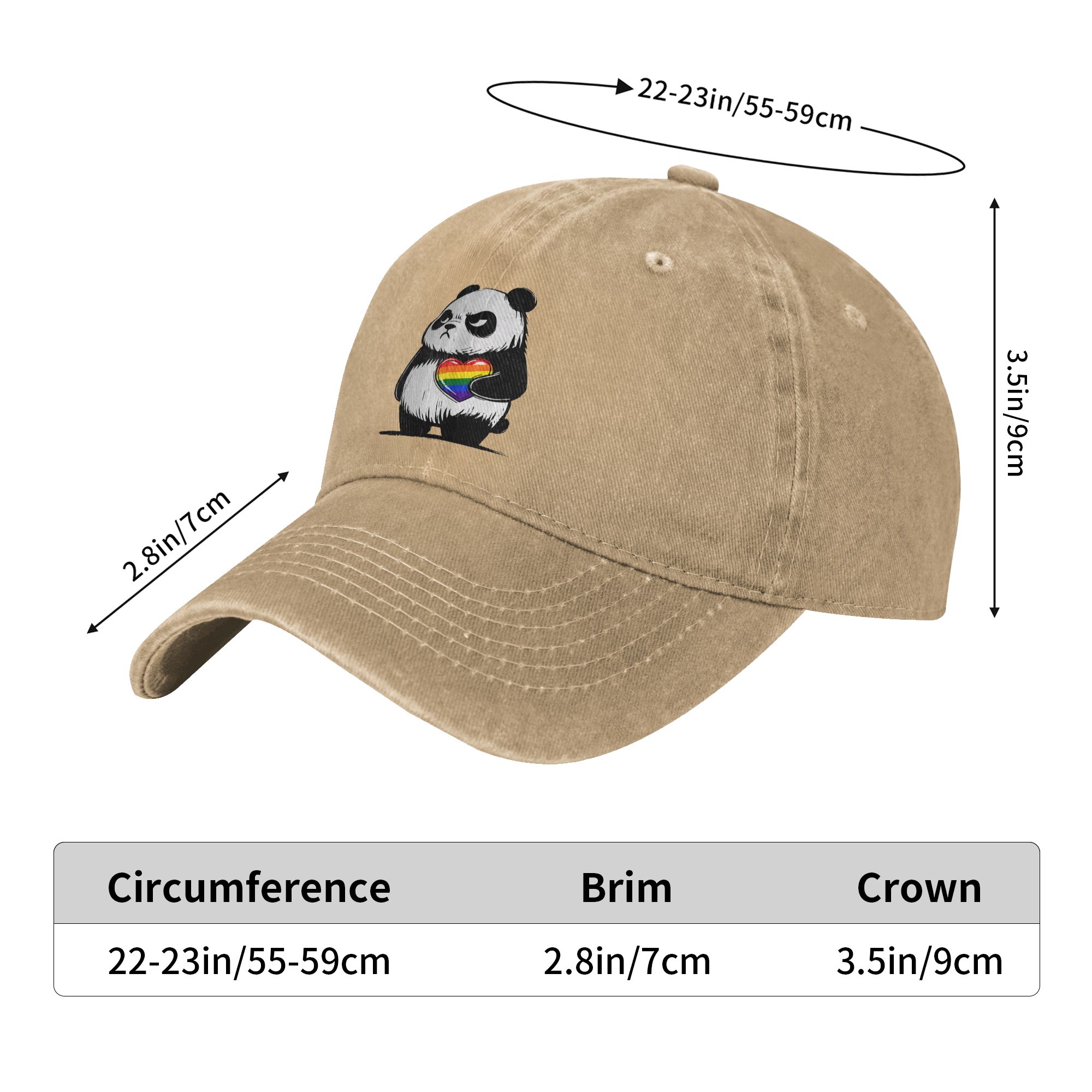 Angry Panda LGBTQ Pride Month  - Outdoor Sport Hat Classic recensie en prijs