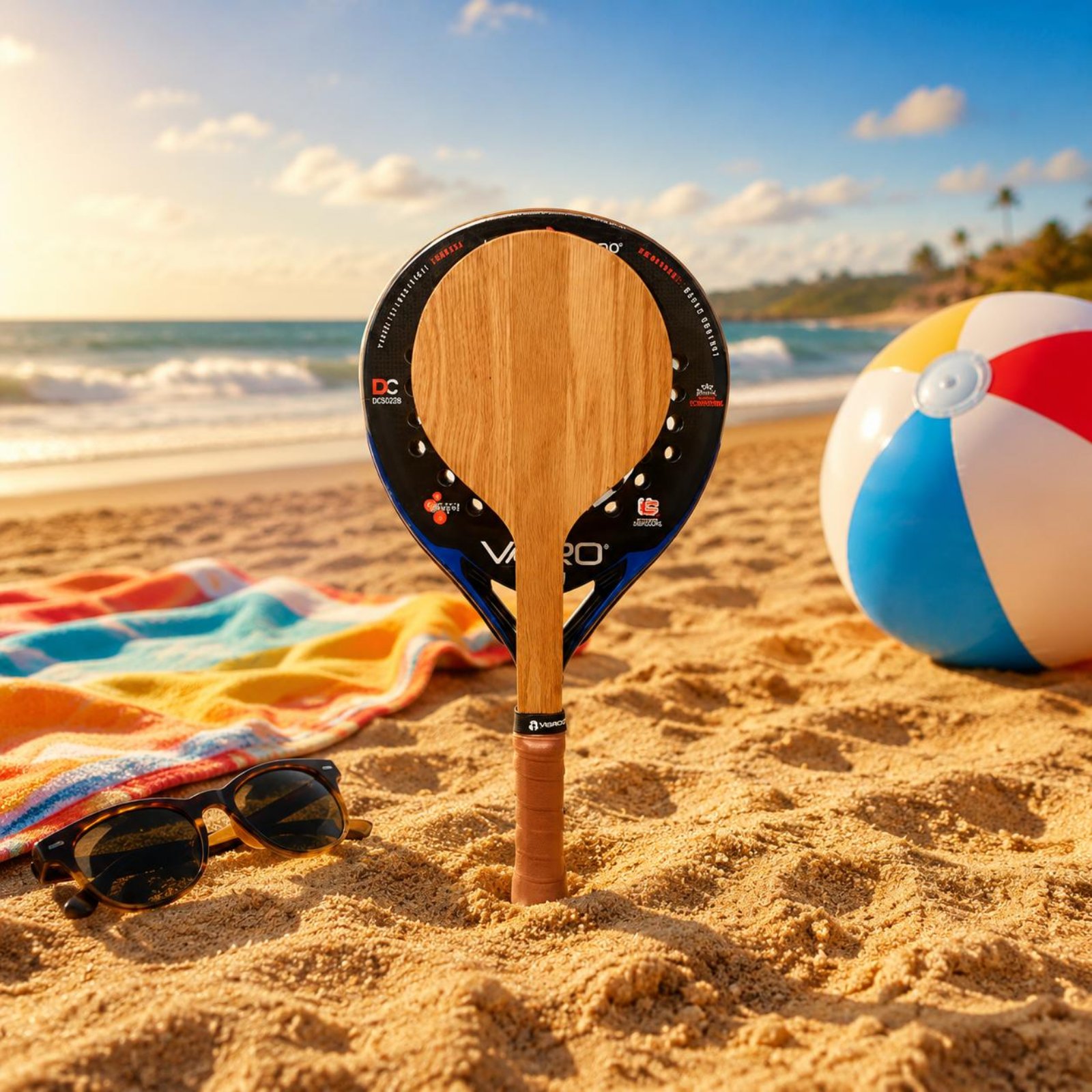Houten strandtennisracket Stra - Outdoor Sport Games recensie en prijs