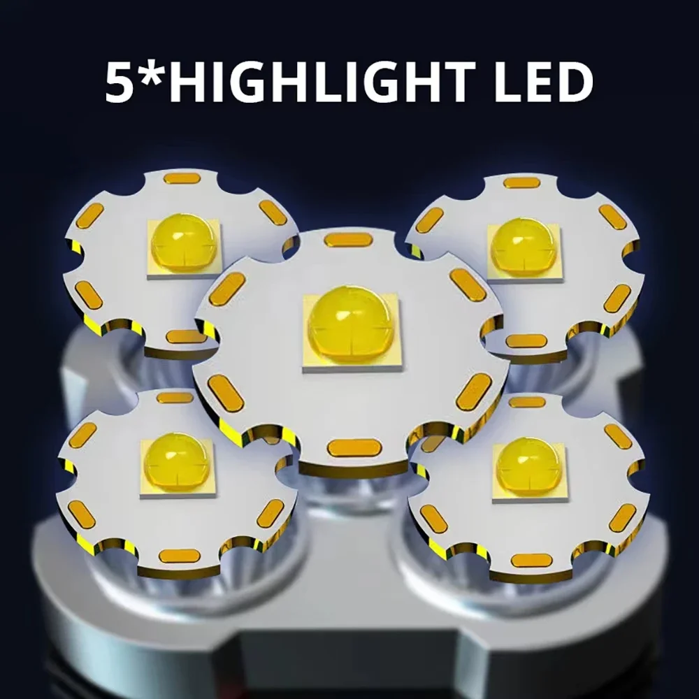 5 LED High Power Led-zaklampen - Outdoor Spotlight recensie en prijs