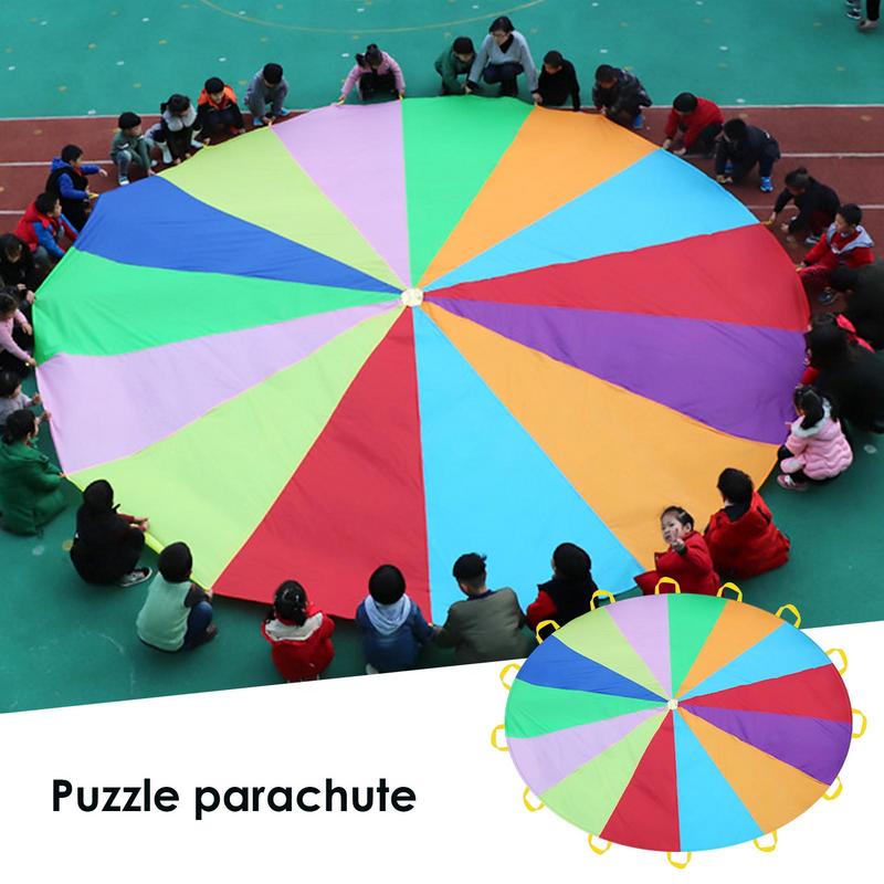 Regenboog Parachute Voor Kinde - Outdoor Sports Umbrella recensie en prijs