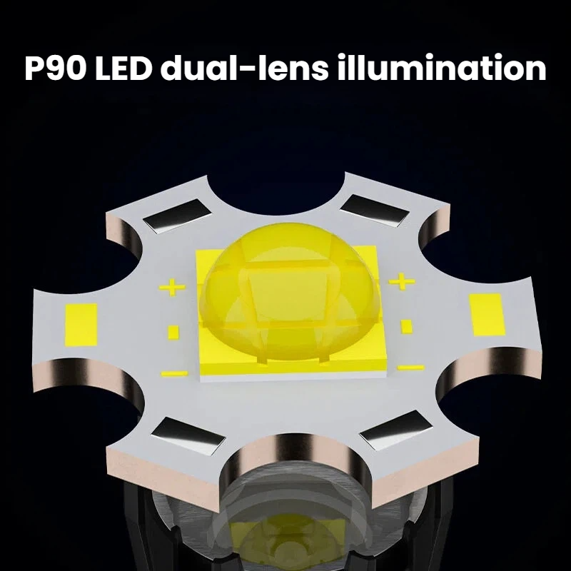 Krachtige P90 LED-zaklamp TYPE - Outdoor Spotlight recensie en prijs
