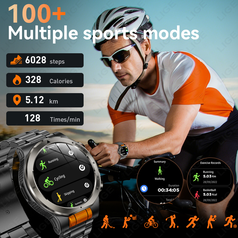 Outdoor Sport Smart Watch 1.43 - Outdoor Sport Lights recensie en prijs