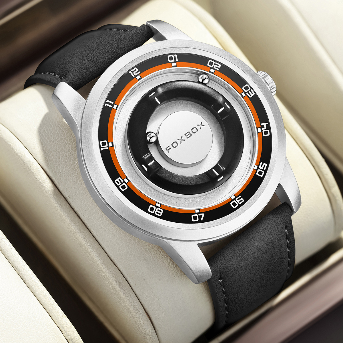 FOXBOX magnetisch aangedreven  - Outdoor Sport Watch recensie en prijs