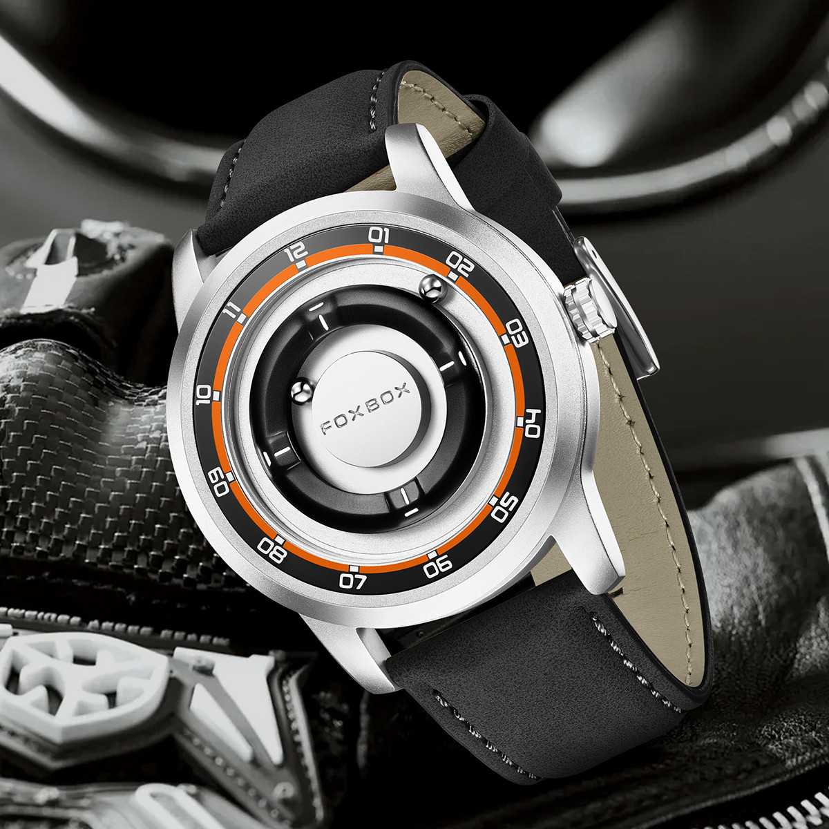 FOXBOX magnetisch aangedreven  - Outdoor Sport Watch recensie en prijs