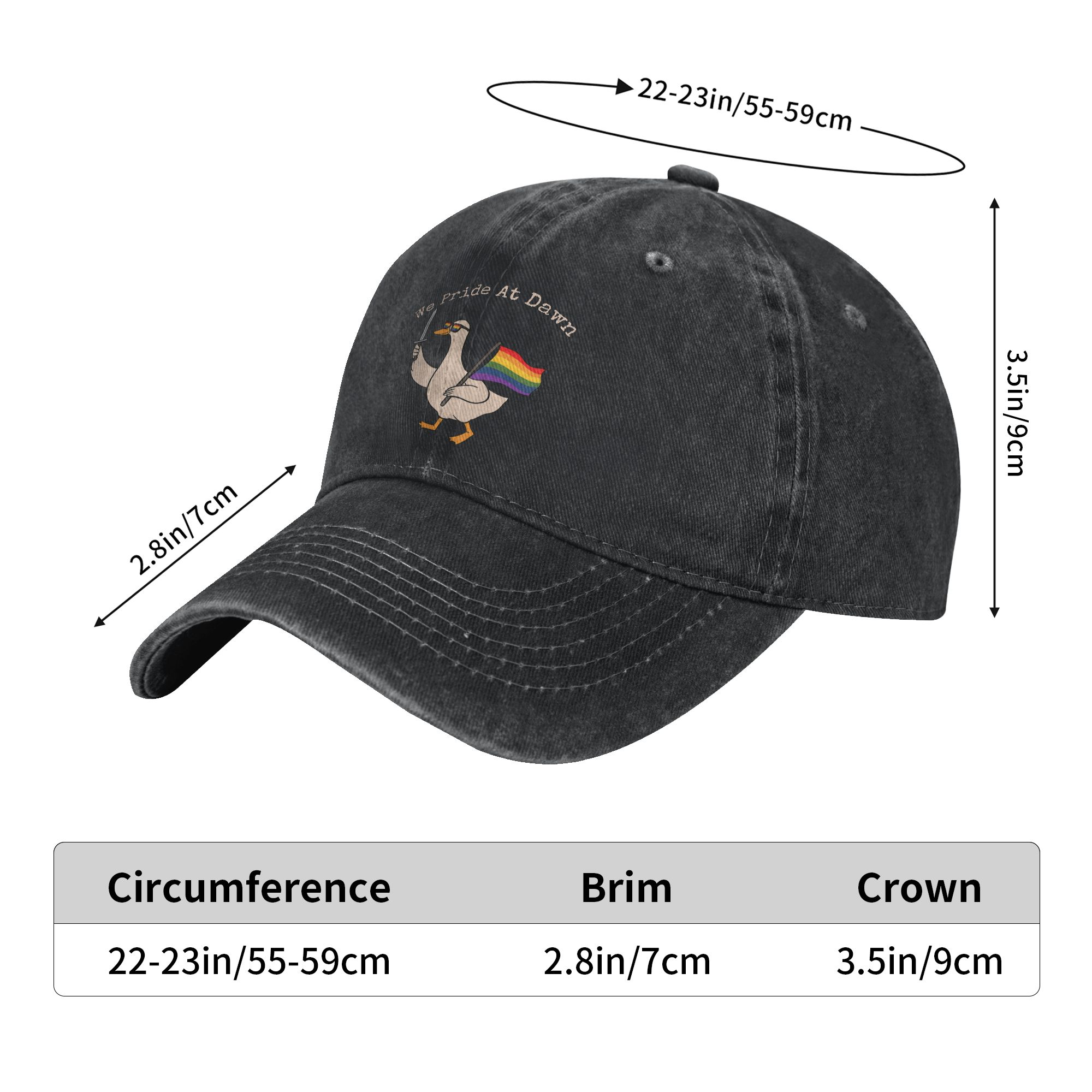 Gewassen baseballpet We Pride  - Outdoor Sport Hat Classic recensie en prijs