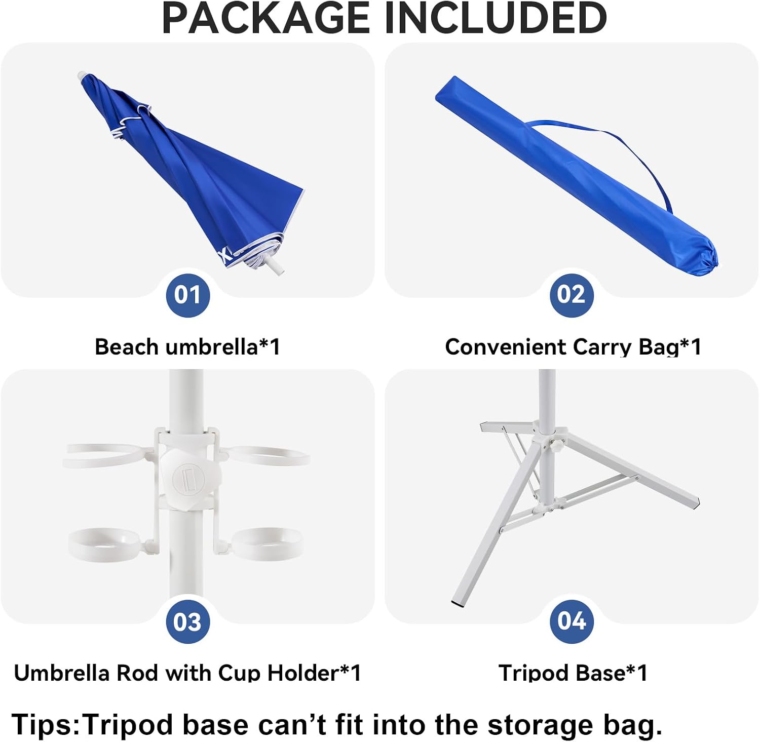 6,5ft draagbare paraplu met st - Outdoor Sports Umbrella recensie en prijs